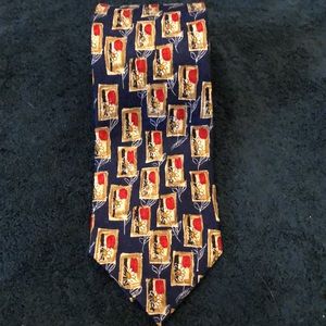 🇮🇹Ermenegildo Zegna signature silk floral vintage tie